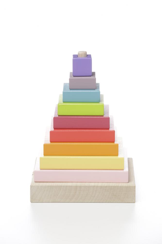 Jucarie din lemn, Cubika, Piramida Culorilor
