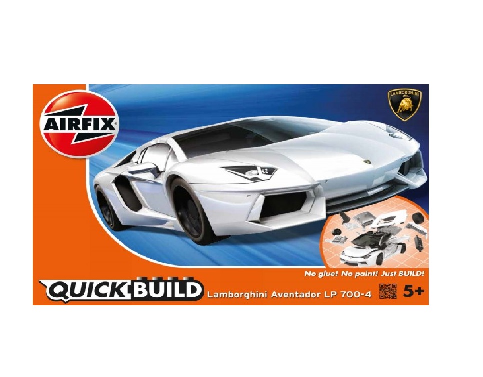Kit constructie Airfix Quick Build Lamborghini Aventador White