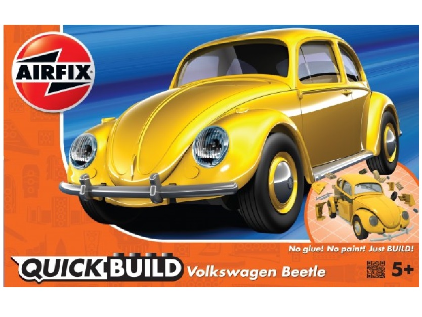 Kit constructie Airfix Quick Build VW Beetle yellow