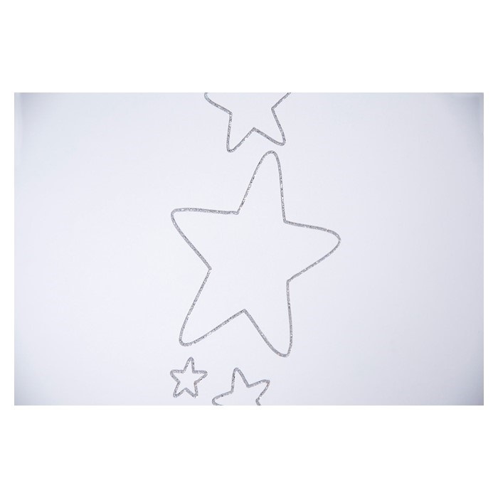 Poze Patut pentru copii Drewex Stars Culisant Silver + Saltea Cocos 8 Cm nichiduta.ro 