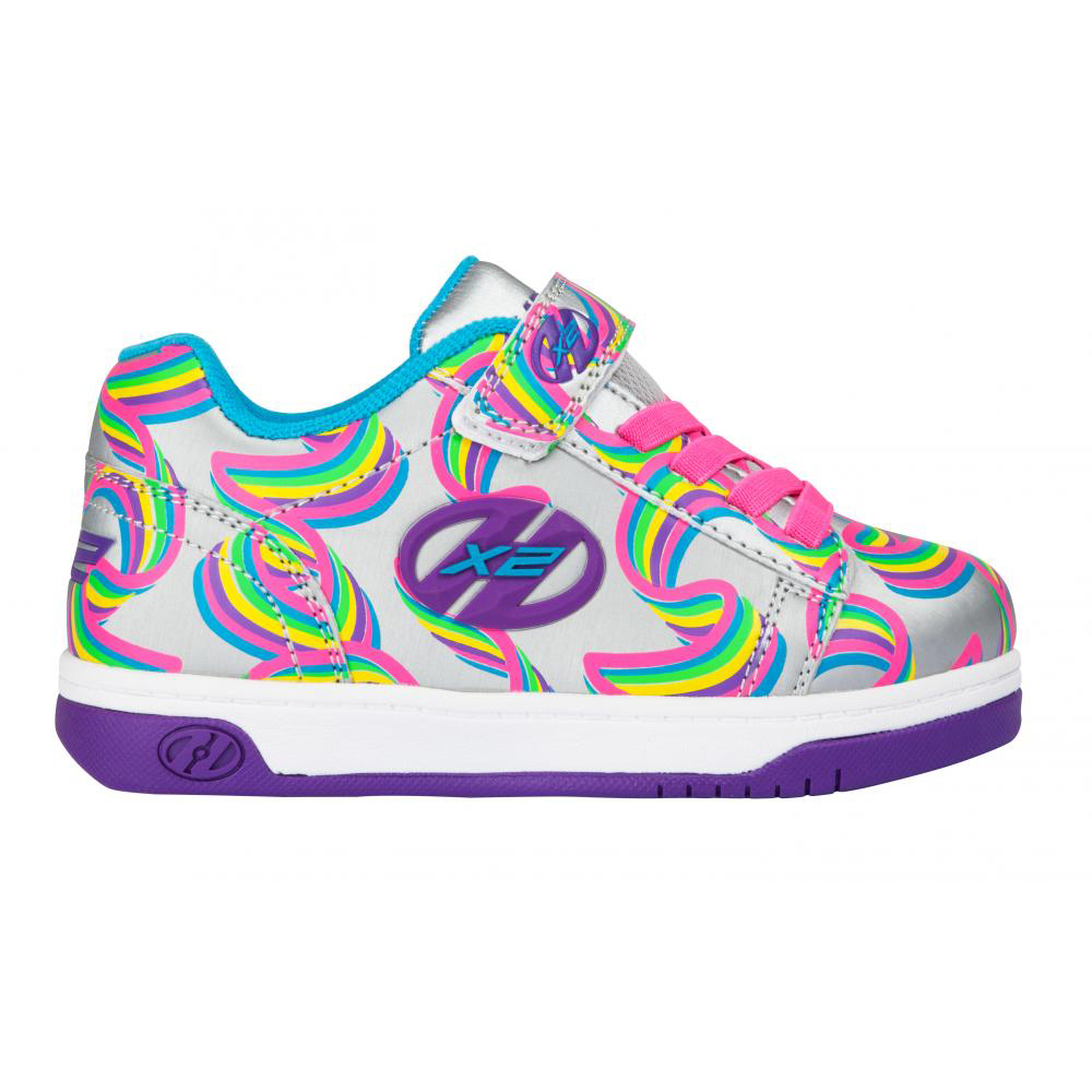 Role heelys dual up gri cu mov 30