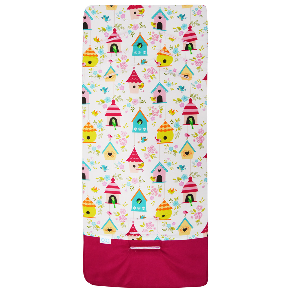 Saltea din spuma cu memorie pentru carucior eko birds house
