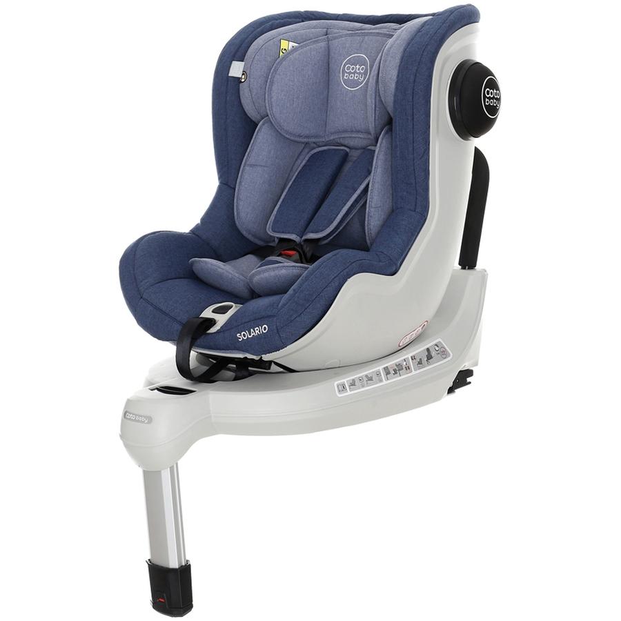 Scaun auto cu Isofix Solario Coto Baby Melange Albastru