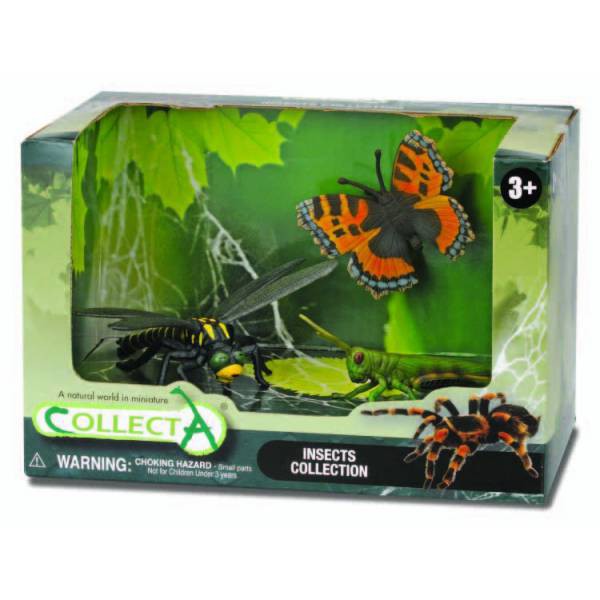 Set 3 figurine insecte model 2 Collecta