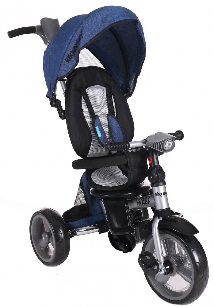 Tricicleta pliabila cu sezut reversibil nikki blue melange