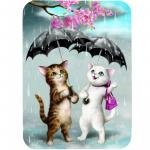 Felicitare Eclectic Raining Cats