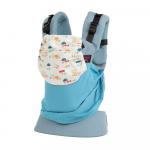 Marsupiu Emeibaby Organic Baby Limited Edition Mushrooms Turquoise