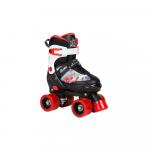 Role Rookie Ace Jr Ajustabile Negru cu Rosu 30.5-34