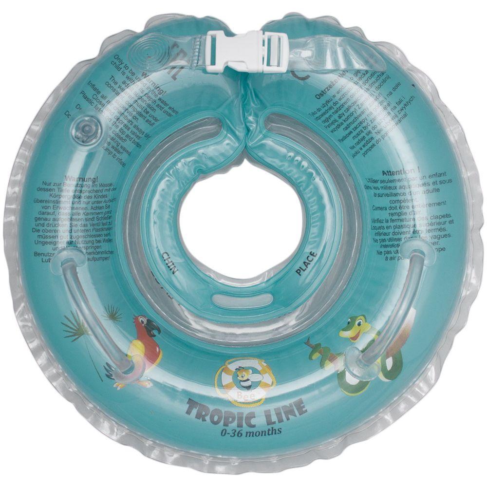 Colac de gat pentru bebelusi SwimBee Albastru accesorii imagine 2022