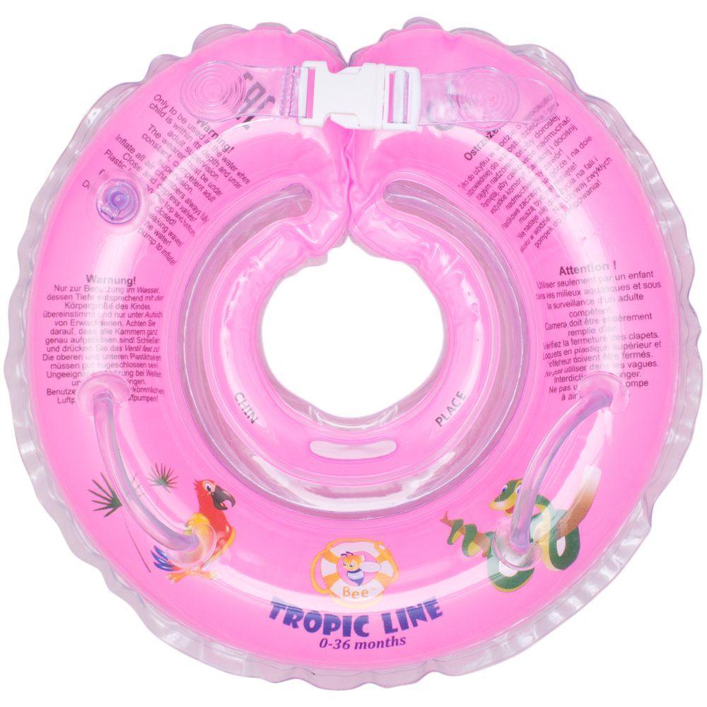 Colac de gat pentru bebelusi SwimBee Roz accesorii imagine 2022