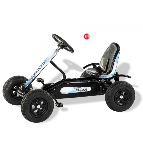 Kart cu pedale Junior Cross BF1 negru Dino Cars imagine 2022