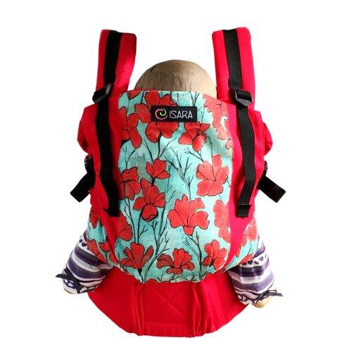 Marsupiu isara baby full wrap conversion diamonda black denim