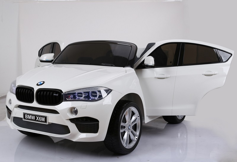Masinuta electrica BMW X6 XXL cu doua locuri White BMW