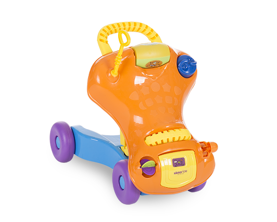 Masinuta pentru copii ride on baby walker 2 in 1 orange