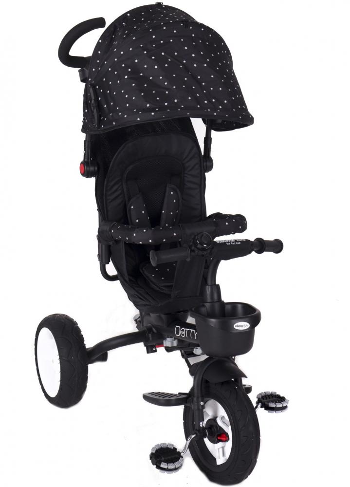 Tricicleta cu sezut reversibil dotty black