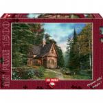 Puzzle 1500 piese Woodland Cottage