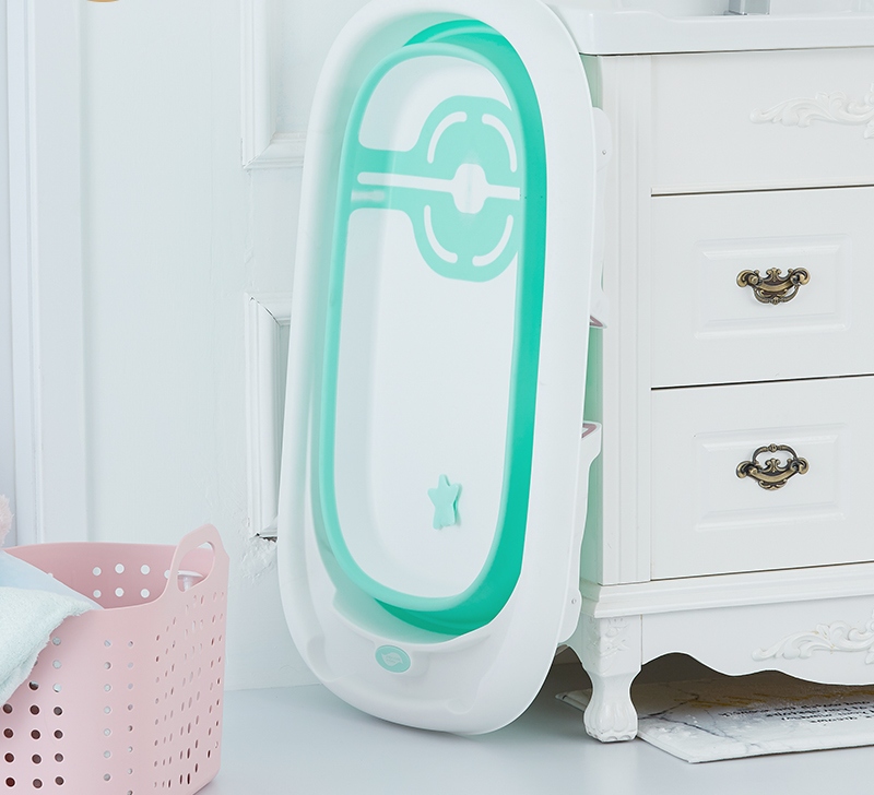 Poze Cadita pliabila Little Mom Fold Mint nichiduta.ro 