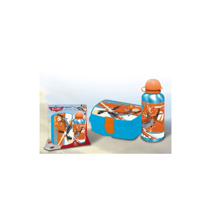 Recipient pentru apa 500 ml+cutie pranz planes 2