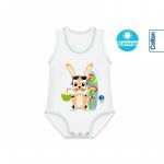 Body de vara pentru copii 0-36 luni Baby Farm Iepure