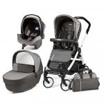 Carucior 3 in 1 Peg Perego Book Plus 51 Black&White Class Grey