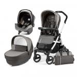 Carucior 3 in 1 Peg Perego Book Plus 51 S Black&White Class Grey