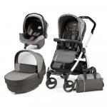Carucior 3 in 1 Peg Perego Book Plus S Black&White Class Grey