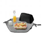 Geanta pliabila 2 in 1 pentru pranz si servet de masa Eat n Out Mini Square Negru