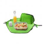 Geanta pliabila 2 in 1 pentru pranz si servet de masa Eat n Out Mini Square Verde