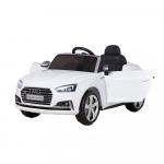 Masinuta electrica cu telecomanda 2,4 G Audi S5 Cabriolet White