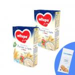 Pachet 2 buc x Cereale cu lapte Milupa Vise Placute 7 Cereale cu lapte si mere 250g 8luni+ 1 x Servetele umede pentru bebelusi