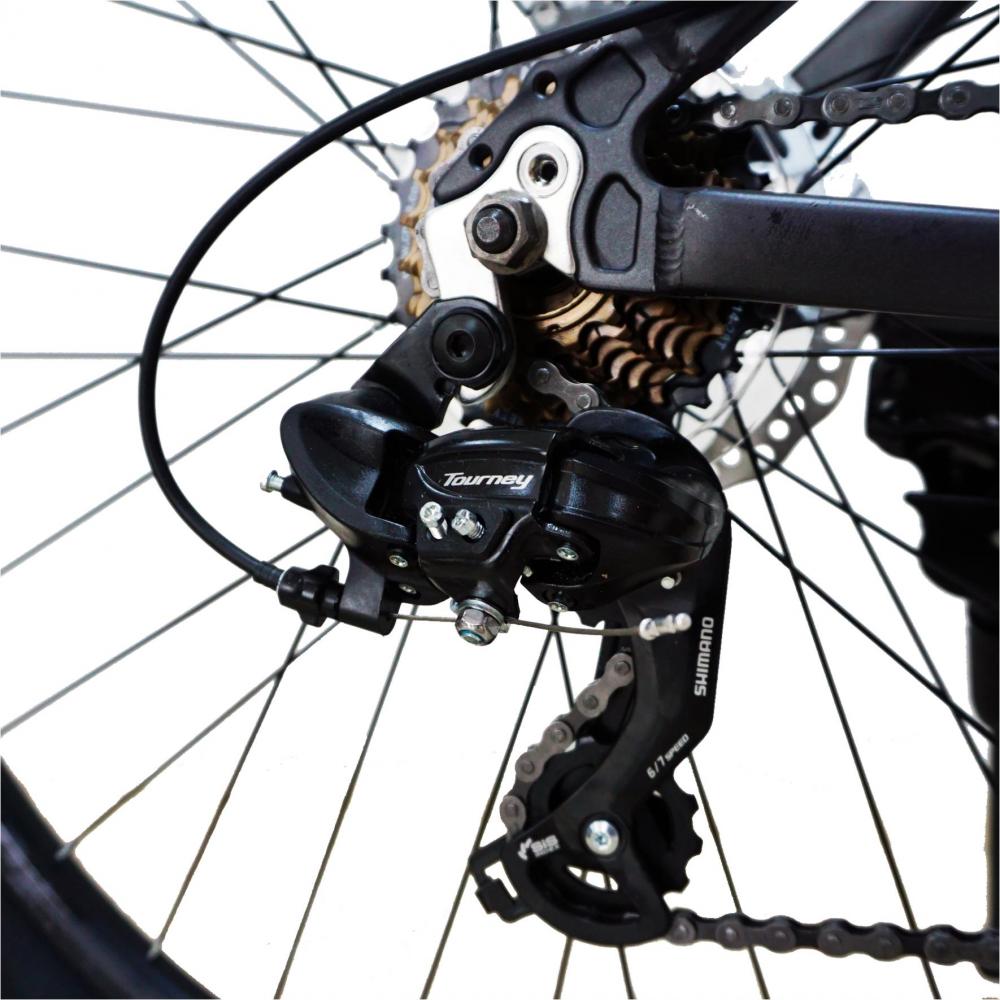 Bicicleta mtb-ht 26 velors v2658c cadru aluminiu gri verde