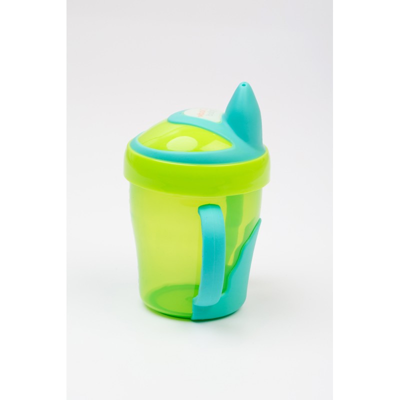 Cana cu manere first trainer 6 luni+ turcoaz cu verde
