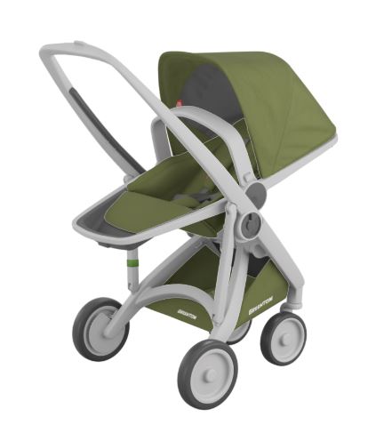 Carucior 2 in 1 100 Ecologic, Grey Olive - 1 | YEO