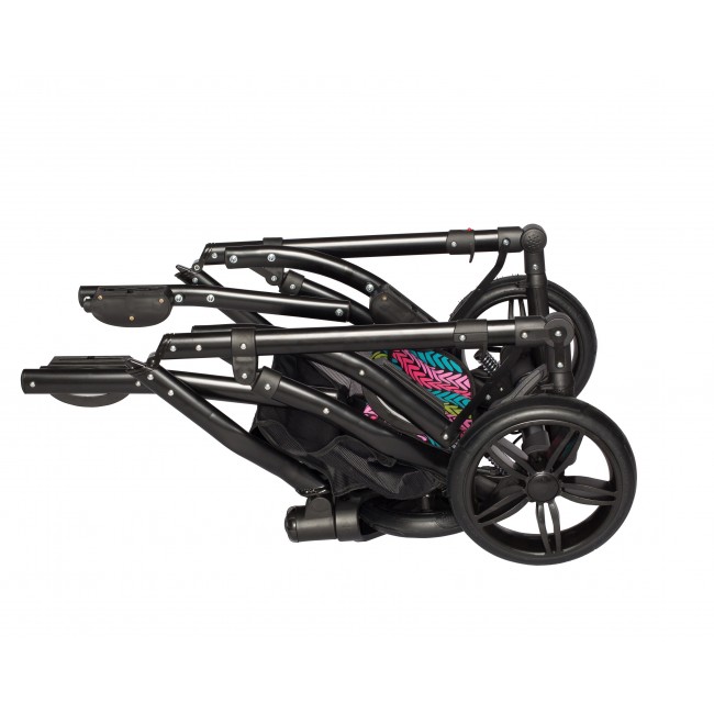 Carucior gemeni Tandem Pj Stroller Lux 2 in 1 Khaki - 1