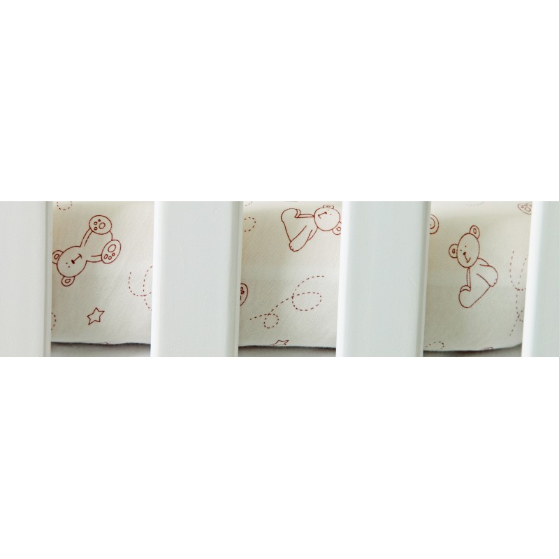 Cearsaf impermeabil cu elastic teddy 70 x 140 cm