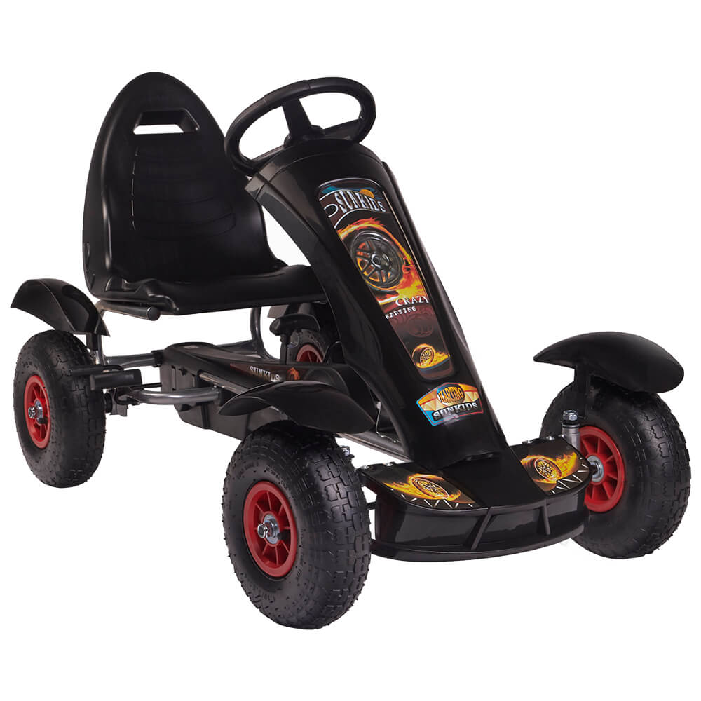 Kart cu pedale F618 Air negru Kidscare - 4