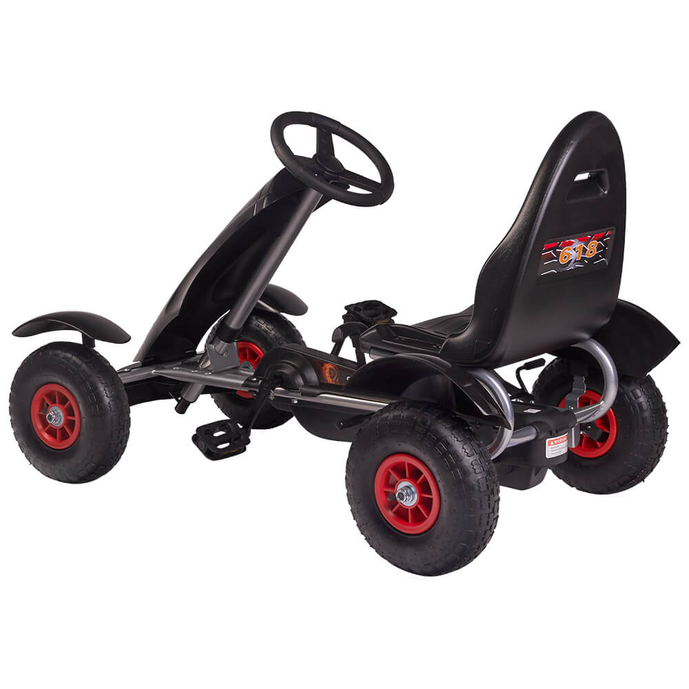 Kart cu pedale F618 Air negru Kidscare - 1