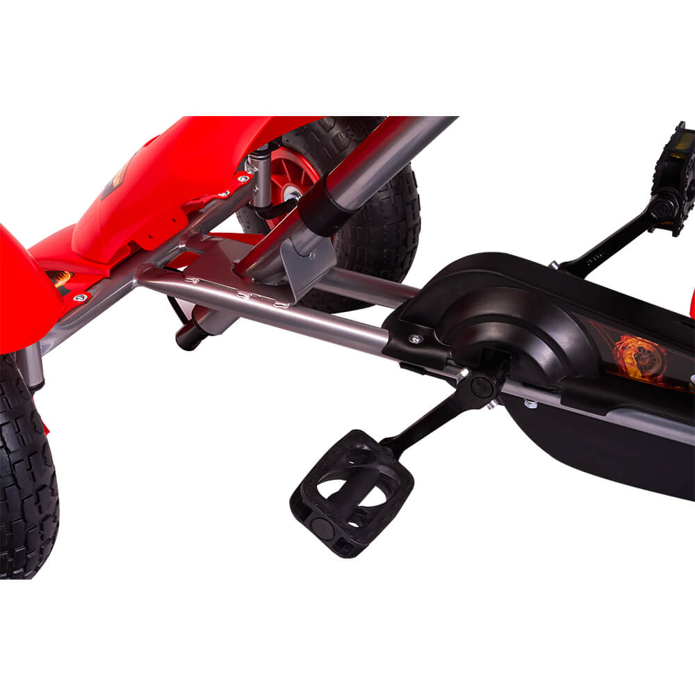 Kart cu pedale F618 Air rosu Kidscare - 2 | YEO