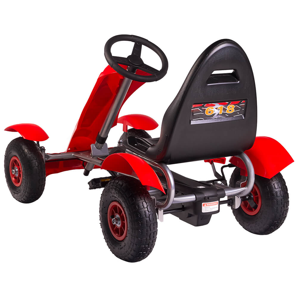 Kart cu pedale F618 Air rosu Kidscare - 3 | YEO