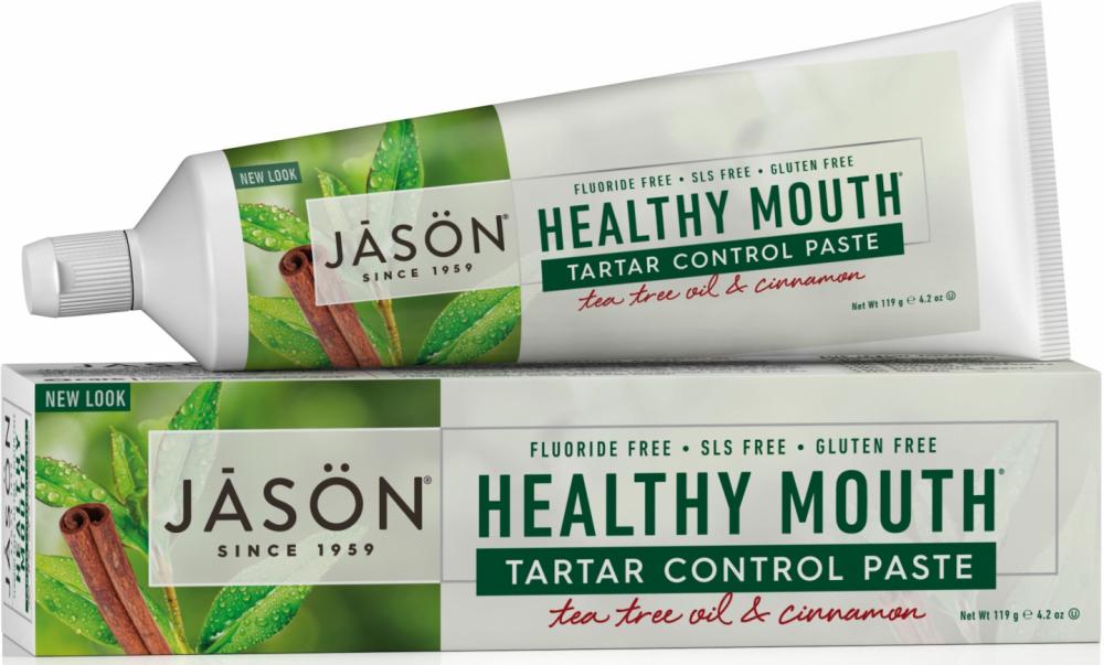 Pasta de dinti anti-placa si tartru Healthy Mouth pentru gingii iritate Jason 119 g 119