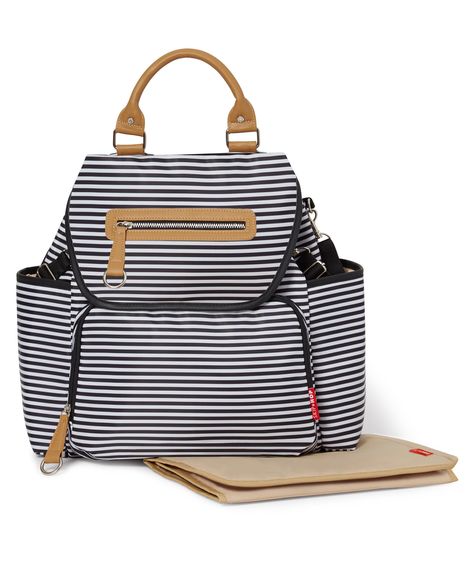 Rucsac pentru mamici skip hop grand central take-it-all blk whte