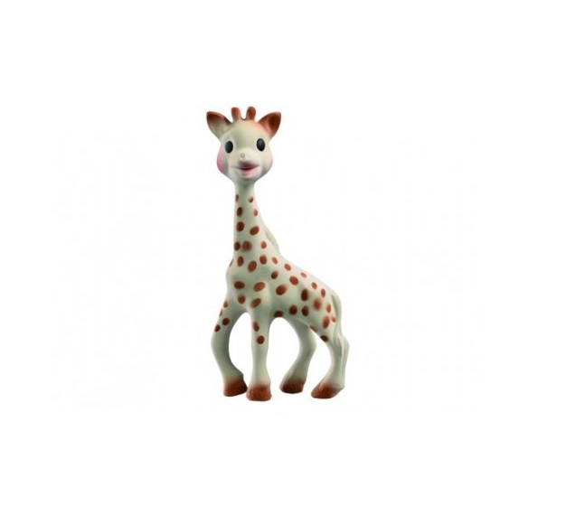 Set Girafa Sophie si Figurina din cauciuc pentru Rontait So Pure