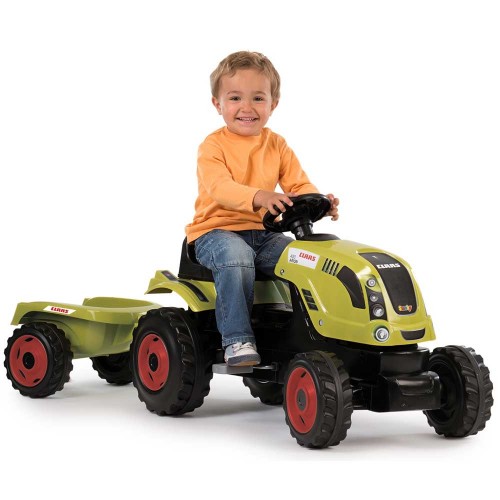 Tractor cu pedale si remorca Smoby Claas Farmer XL - 2