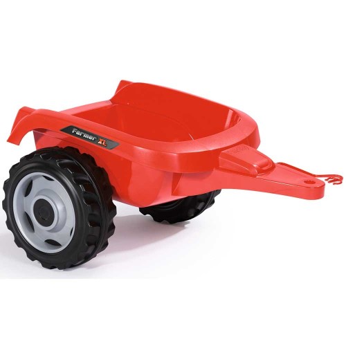 Tractor cu pedale si remorca Smoby Farmer XL rosu - 1