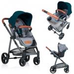 Carucior Kiddo Jazz 3 in 1 Transformabil Emerald