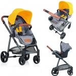 Carucior Kiddo Jazz 3 in 1 Transformabil Lemon