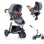 Carucior Kiddo Juke 2 in 1 Transformabil Stone