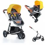 Carucior Kiddo Juke 2 in 1 Transformabil Lemon
