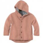 Jacheta din lana merinos organica tumble/boiled wool Disana Rose 86/92