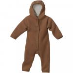 Overall din lana merinos organica tumble/boiled wool Disana Hazelnut 74/80